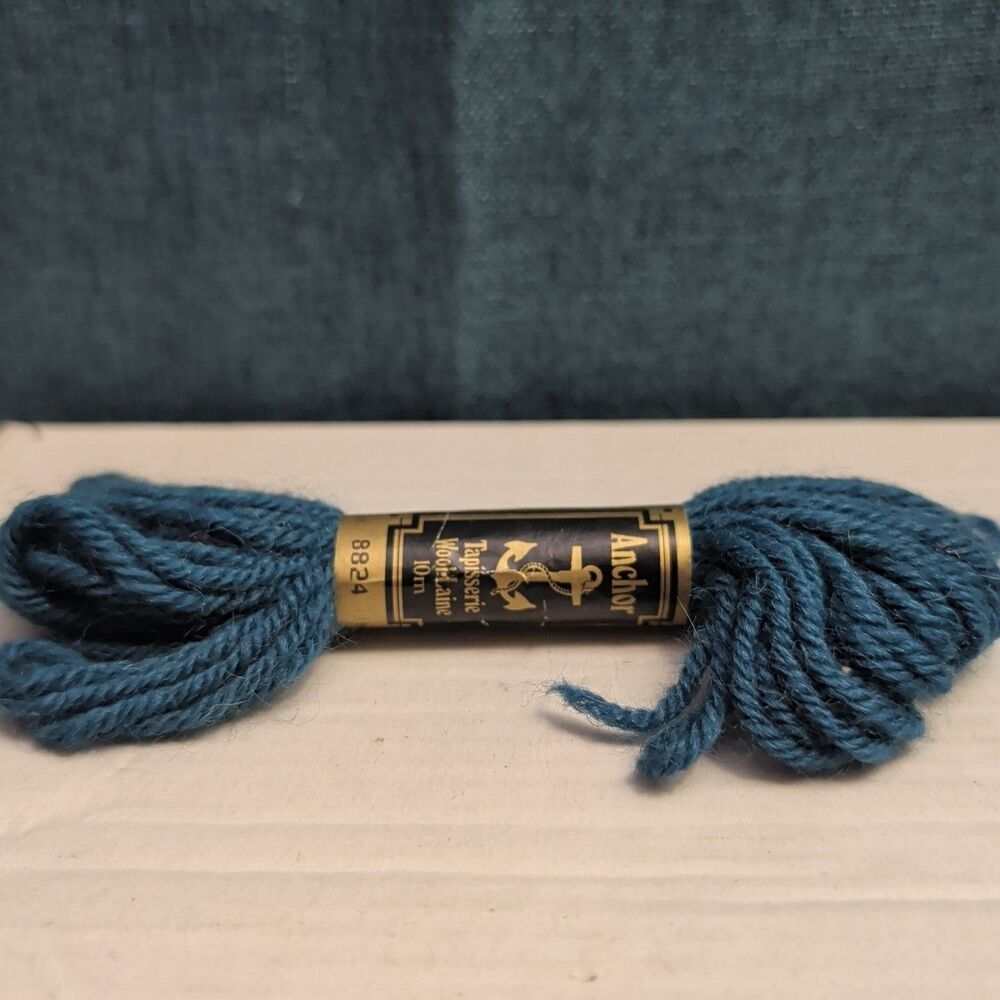 Anchor Tapisserie 100% Pure Wool Yarn 5 Skeins 10M Vintage Destash Misc Colors - Picture 9 of 16
